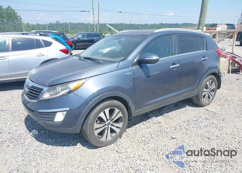2013 Kia Sportage Ex from USA, damaged, VIN KNDPCCA28D7433912